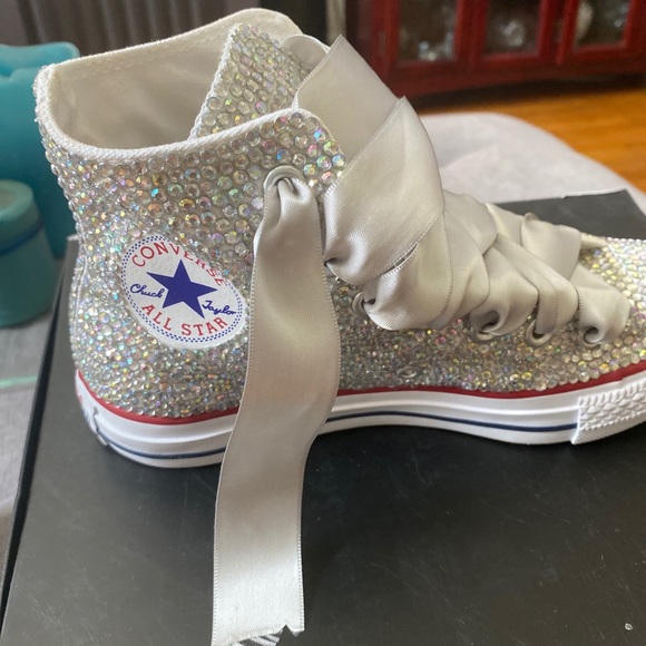 Converse All Star Chuck Taylor Glam Bling High Top - Picture 4 of 7